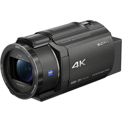 Sony FDR-AX43A camcorder with 20x zoom and Exmor R sensor
