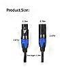 1 Male To 2 Female Xlr Y Splitter Micrphone Cable,3pin Xlr Male To Dual Xlr Female Y-splitter Balan