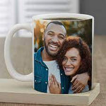 Magic heat-sensitive mug with custom photo design