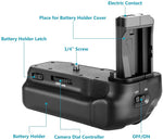 Neewer Vertical Battery Grip for Canon EOS 800D / Rebel T7i / 77D / Kiss X9i / 9000D