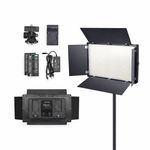 Pro LED 800 Portable Video & Photography Light Kit – Adjustable 3200K–6500K, 800 LED Bulbs, Tripod & Batteries Included