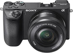 Sony Alpha A6500 24MP APS-C Mirrorless Camera with 16-50mm Lens