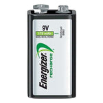Energizer Rechargeable 9V Battery, NiMH, 175 mAh