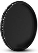 GREEN.L 62mm Variable ND Filter ND2-ND400 | Fader Neutral Density Filter for Camera Lens