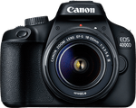Canon EOS 4000D DSLR camera twin lens kit 18-55mm and 75-300mm
