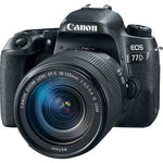 Canon EOS 77D 24.2MP APS-C DSLR Camera with 18-55mm STM Lens