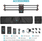 100CM Motorized Camera Slider with Remote control.