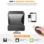LENSGO TC7II Portable Ultimate Teleprompter Kit for Smartphones and Cameras.