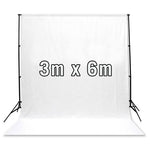 Professional 3mX6m photography Backdrop white Screen.