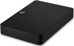 Seagate STKM5000400 Expansion Portable 5TB 2.5" USB 5Gbps Type-A Black External Hard Drive.
