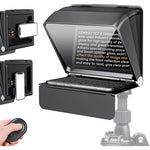 LENSGO TC7II Portable Ultimate Teleprompter Kit for Smartphones and Cameras.
