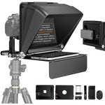 LENSGO TC7II Portable Ultimate Teleprompter Kit for Smartphones and Cameras.