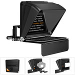 LENSGO TC7II Portable Ultimate Teleprompter Kit for Smartphones and Cameras.