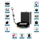 360 Rotating Selfie Photo Booth Machine 115cm