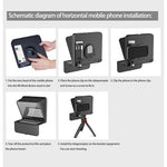 LENSGO TC7S Portable Teleprompter for Smartphones.