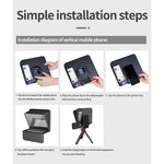 LENSGO TC7S Portable Teleprompter for Smartphones.