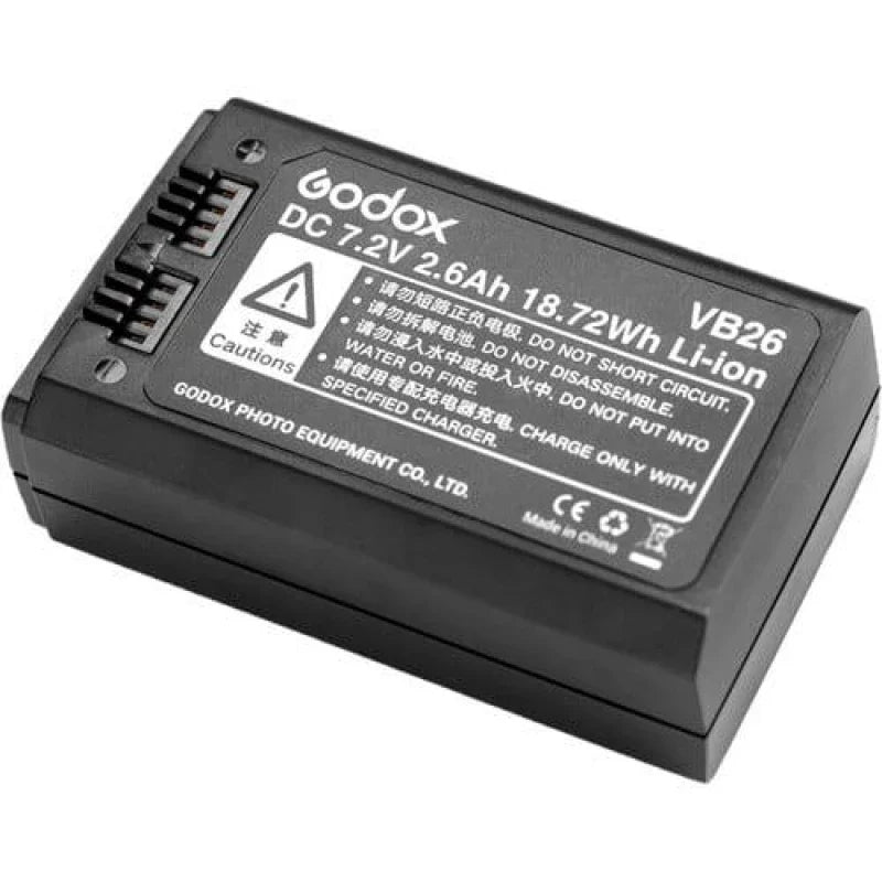 Godox VB26 2600mAh Lithium-Ion Battery for V1 & V860III/V850III Flash ...