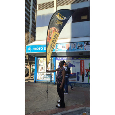Telescopic banner with custom logo printing