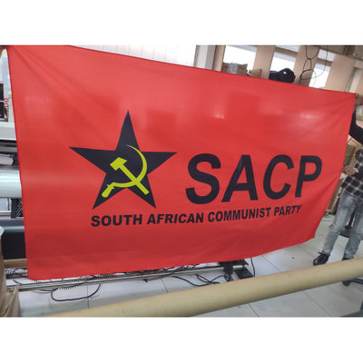Photo backdrop wall banner with company logo